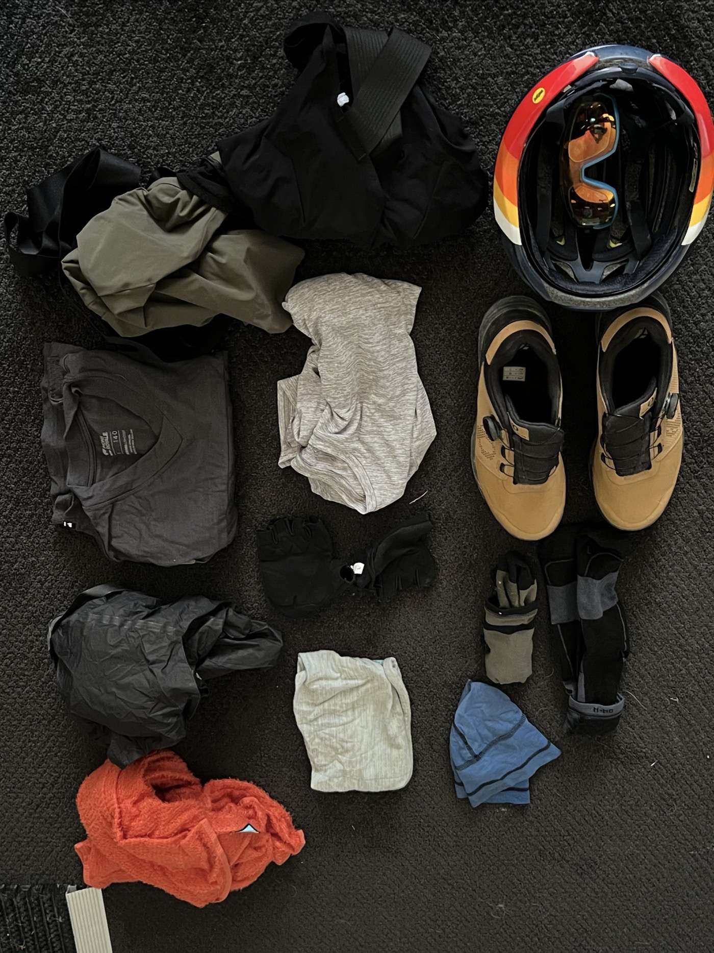 Active clothing when riding